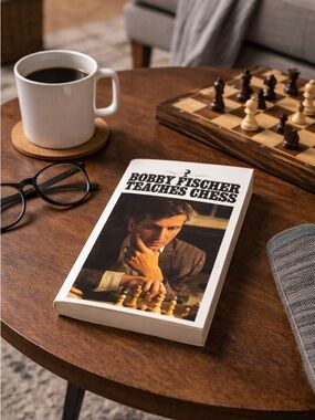 Bobby Fischer Teaches Chess Paperback Bantam Classic Strategy Book Vintage EUC